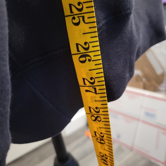 Made In PRC Fleece Lined Unisex Black Sweater With Dog On Left Chest XL - Picture 6 of 7